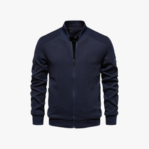 Herren Waffelstrick Bomberjacke