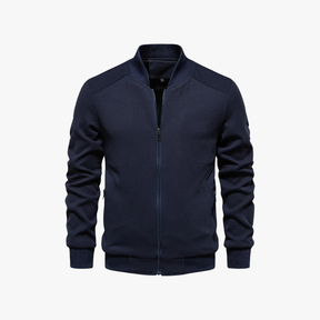 Herren Waffelstrick Bomberjacke