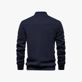 Herren Waffelstrick Bomberjacke