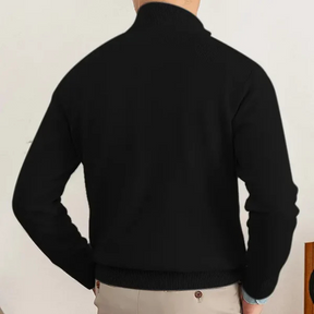 ByCastello | Baumwoll-Half-Zip-Pullover
