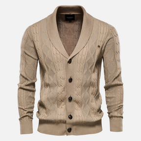 Beckett Argyle Cardigan