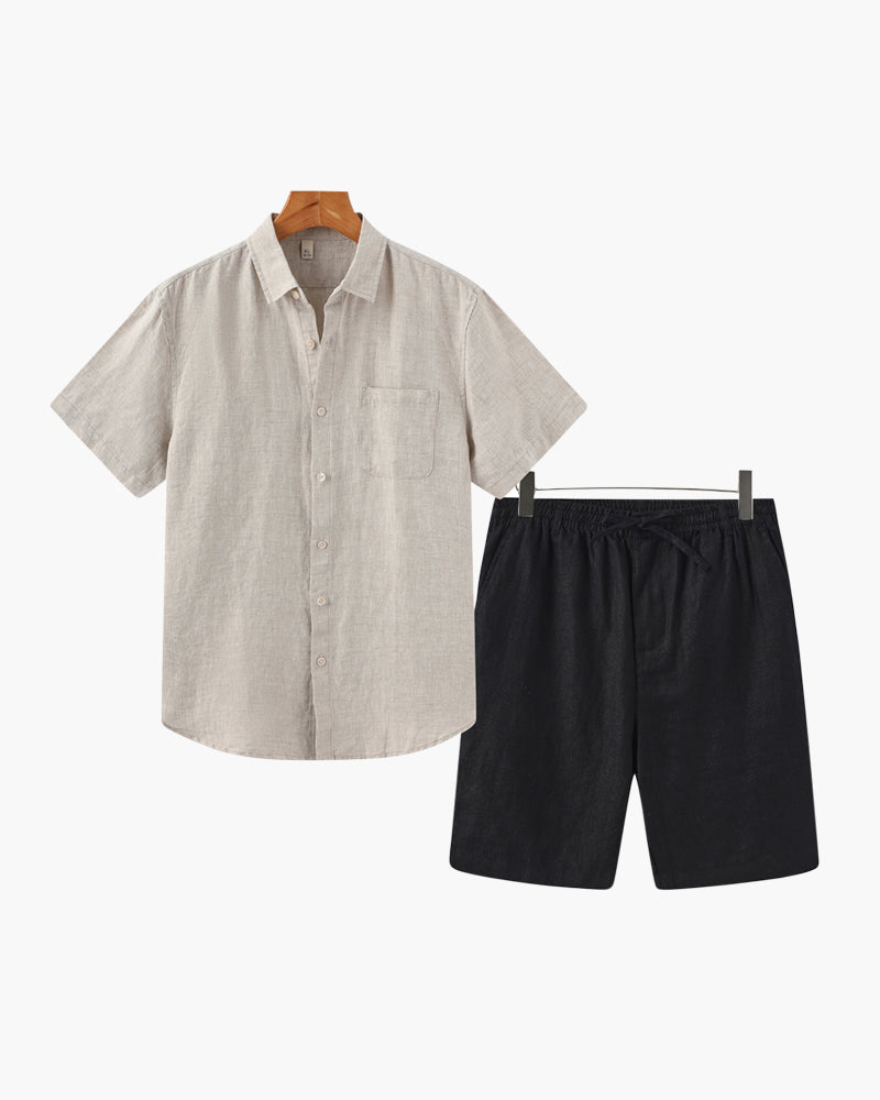 Altes Geld Leinen Combo (Shorts)