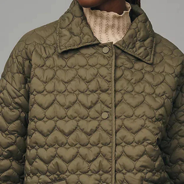 Sember | Steppjacke mit Herzdetails