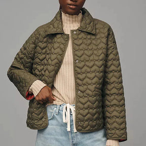 Sember | Steppjacke mit Herzdetails