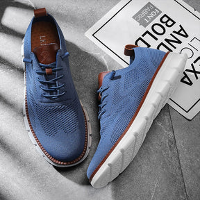 Urban – Herren Sneaker Bequeme Schuhe aus Strick in Blau – Limitierte Auflage
