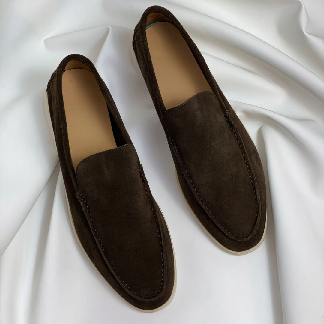 Herren Leichte Braune Slipper
