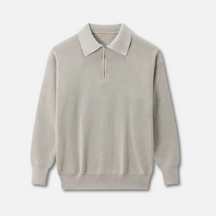 Cesare | Pullover mit halbem Reißverschluss