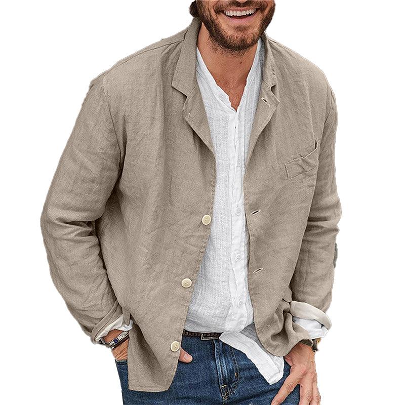 Herren Freizeit Leinen Blazer | Leicht & Atmungsaktiv