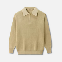 Cesare | Pullover mit halbem Reißverschluss