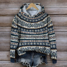 Sarah | Isländischer Strick-Hoodie