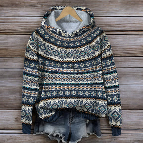 Sarah | Isländischer Strick-Hoodie