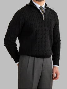 ByCastello | Kabelstrickpullover