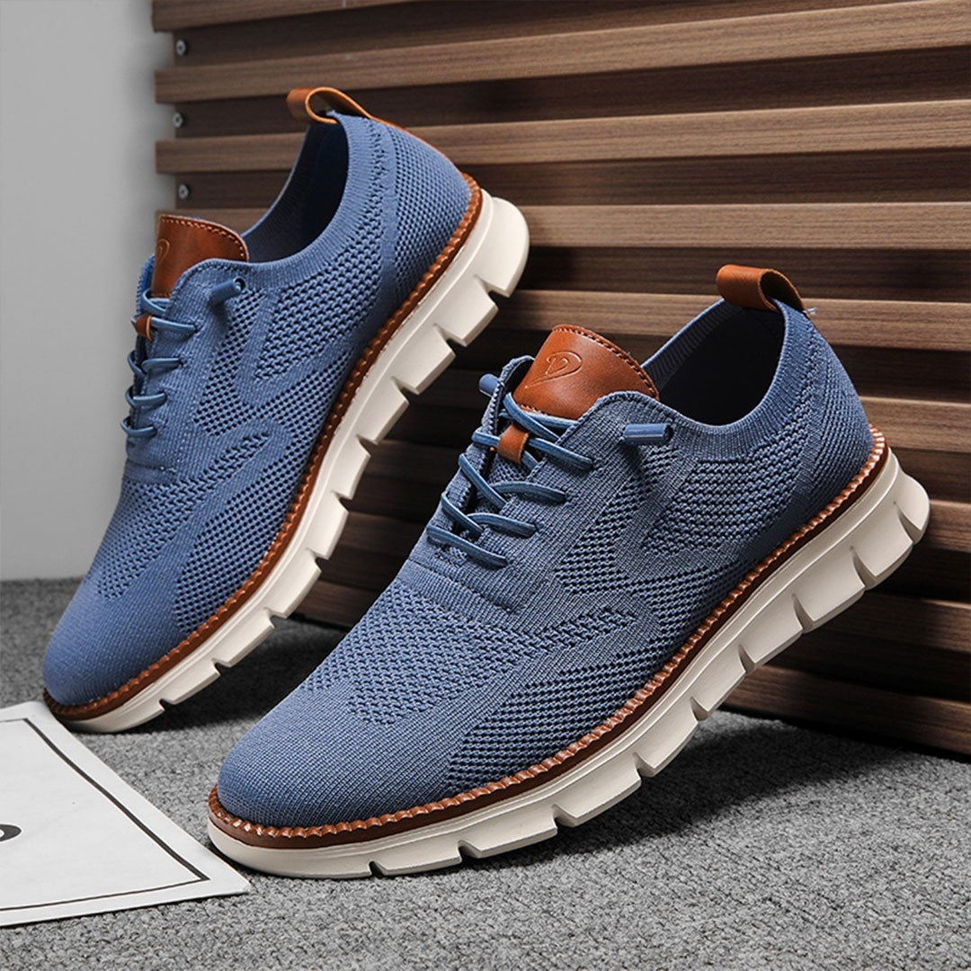 Urban – Herren Sneaker Bequeme Schuhe aus Strick in Blau – Limitierte Auflage