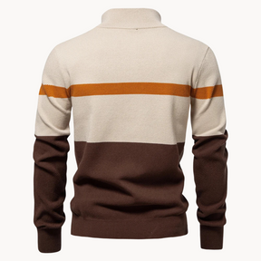 Quarter-Zip Baumwollpullover