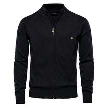 Herren Strickjacke | 100% Baumwolle, Argyle-Muster, Wintermode