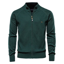 Herren Strickjacke | 100% Baumwolle, Argyle-Muster, Wintermode