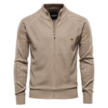 Herren Strickjacke | 100% Baumwolle, Argyle-Muster, Wintermode