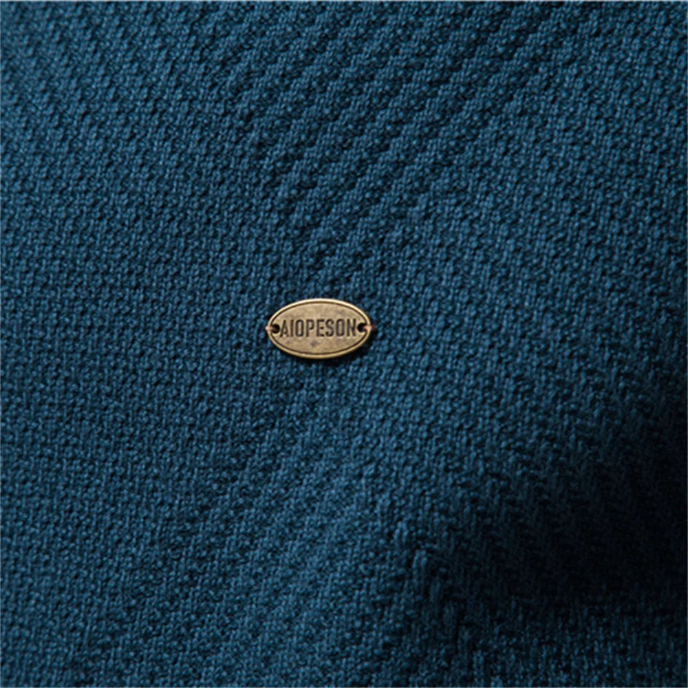 Herren Strickjacke | 100% Baumwolle, Argyle-Muster, Wintermode