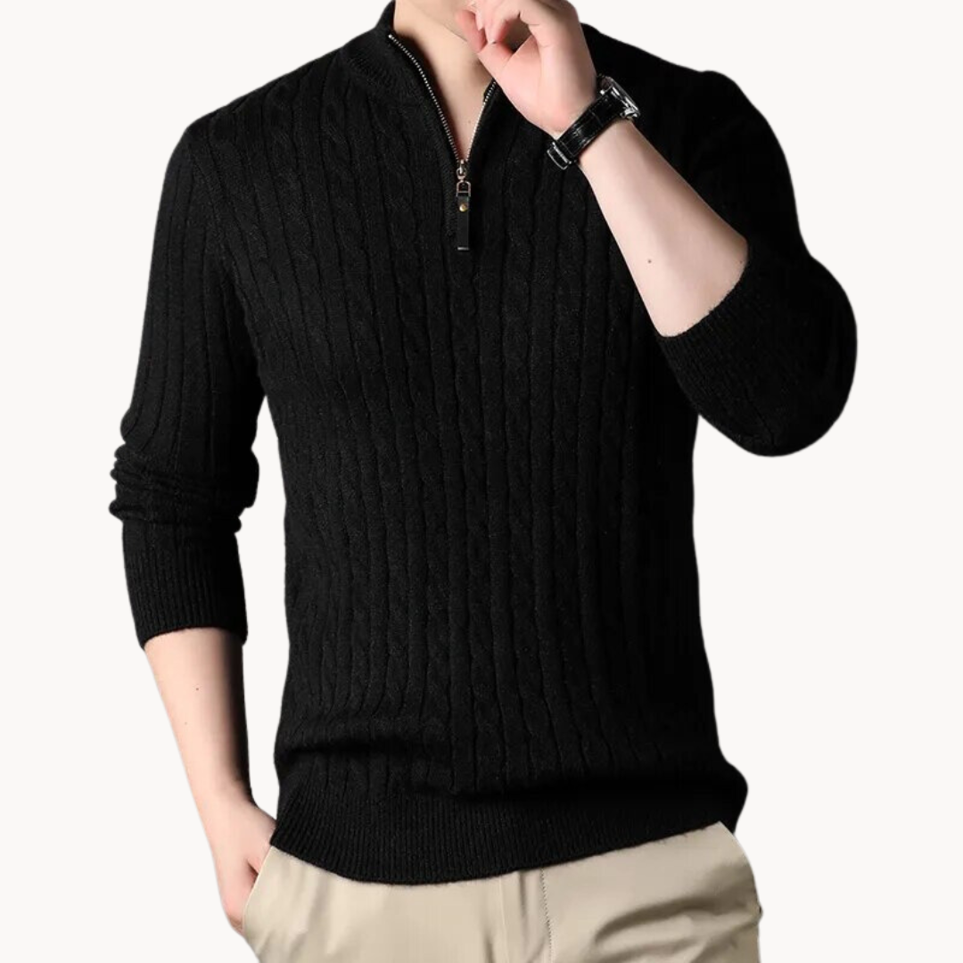 ByCastello | Viertel Zip Pullover
