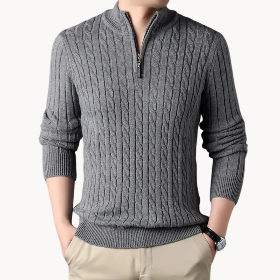 ByCastello | Viertel Zip Pullover