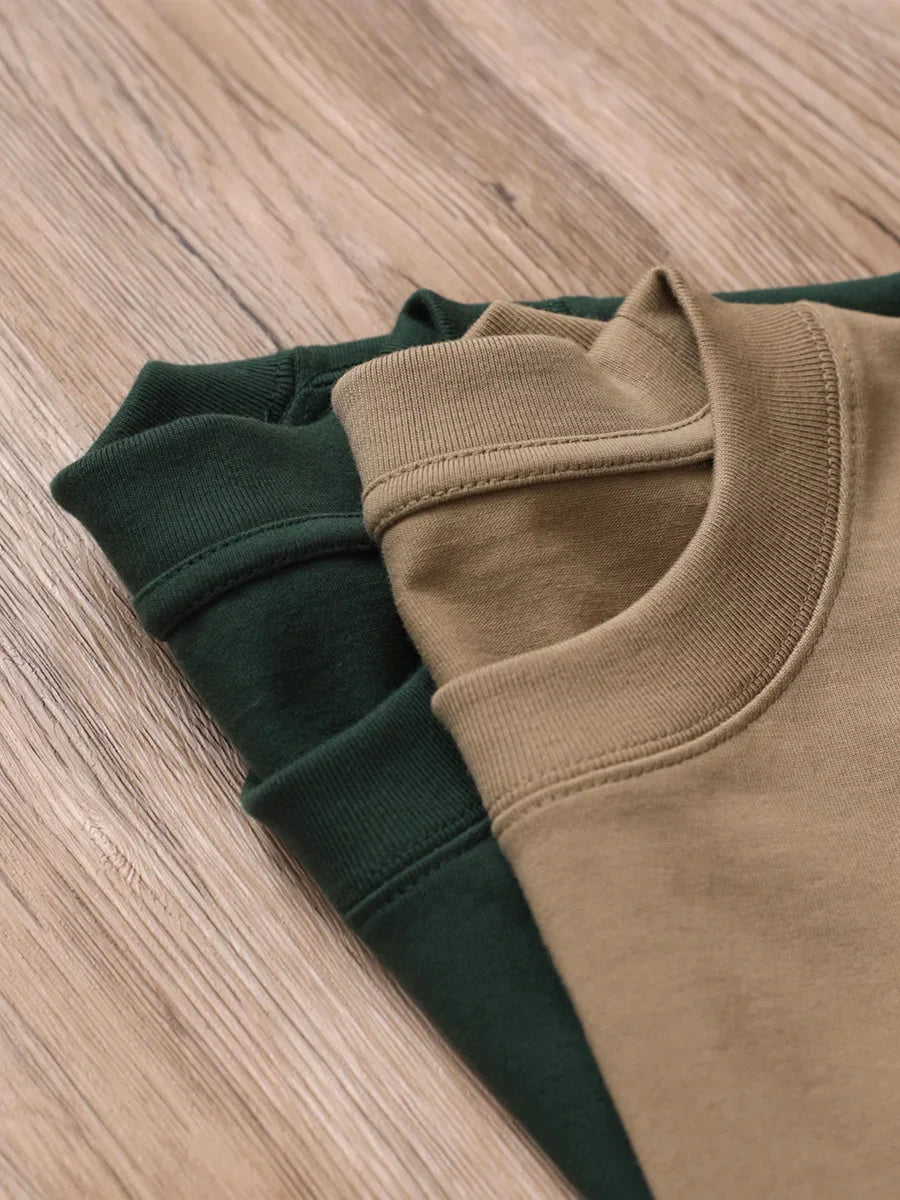 Bamboo Oversize T-Shirt Herren | 320g Baumwolle, Bequem und Atmungsaktiv