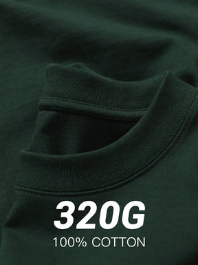 Bamboo Oversize T-Shirt Herren | 320g Baumwolle, Bequem und Atmungsaktiv
