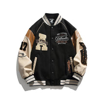 Bastian College Herrenjacke | Winddichtes Splicing-Design, Casual