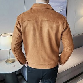 Boris Herren Lederjacke | Klassischer Stil, Hochwertiges Leder, Schwarz