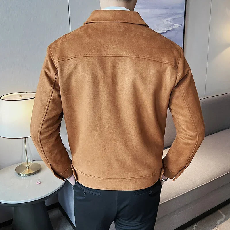 Boris Herren Lederjacke | Klassischer Stil, Hochwertiges Leder, Schwarz