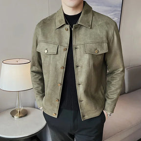 Boris Herren Lederjacke | Klassischer Stil, Hochwertiges Leder, Schwarz