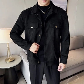 Boris Herren Lederjacke | Klassischer Stil, Hochwertiges Leder, Schwarz