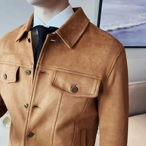 Boris Herren Lederjacke | Klassischer Stil, Hochwertiges Leder, Schwarz