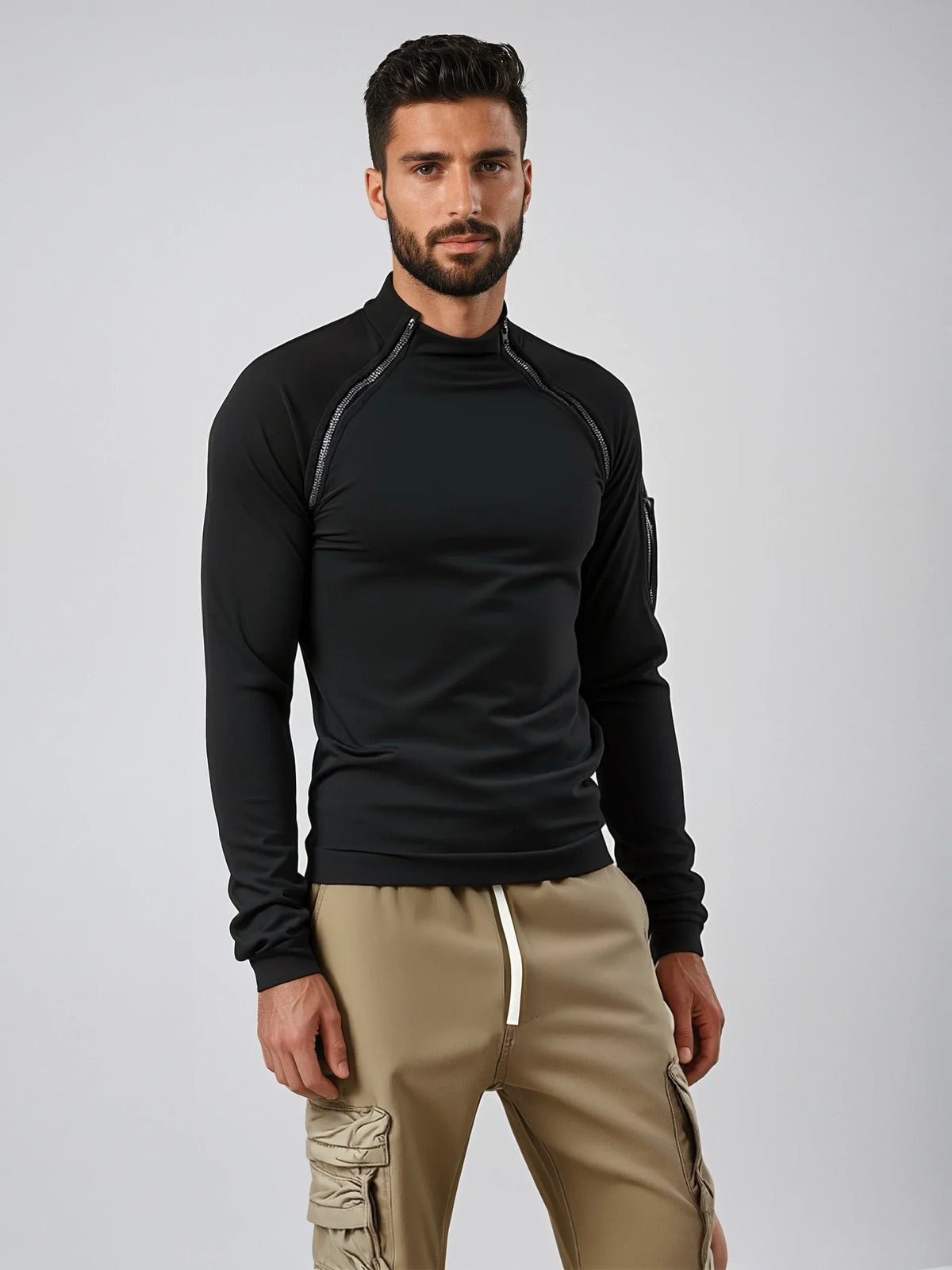 Taktische Jacke mit Fleece für die Jagd