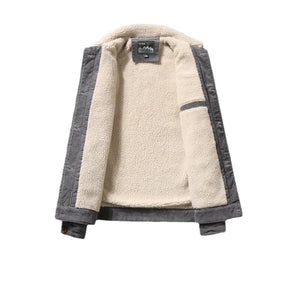 Caro Herren Wintermantel | Hochwertiger Cord, Warm und Schlank