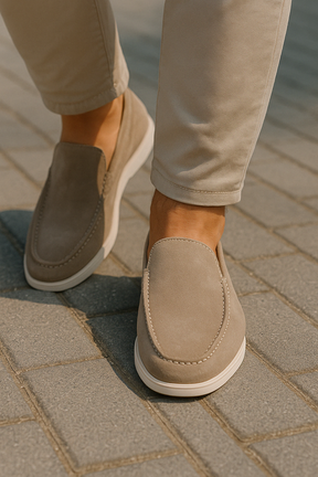 Herren Leichte Braune Slipper