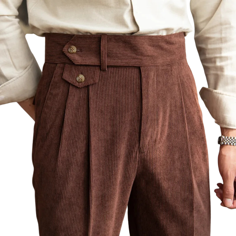 Cordhose Herren Braun