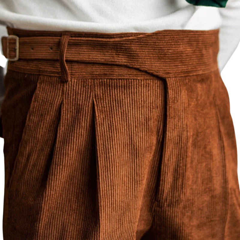 Cordhose Herren Orange