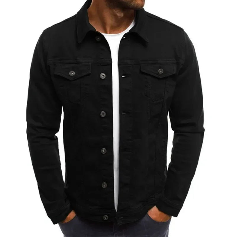 Dario Herren Denim Jacke | Hochwertige Baumwolle, Klassischer Slim Fit