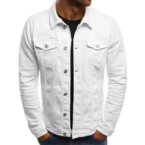 Dario Herren Denim Jacke | Hochwertige Baumwolle, Klassischer Slim Fit