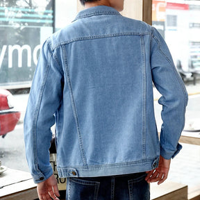 Dario Herrenjacke | 100% Baumwolle, Lässiger Denim Stil