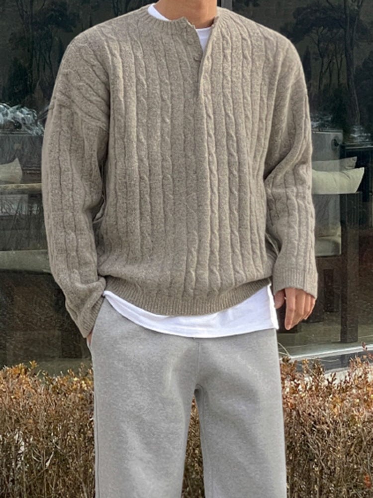 ByCastello | Woll-Henley-Pullover