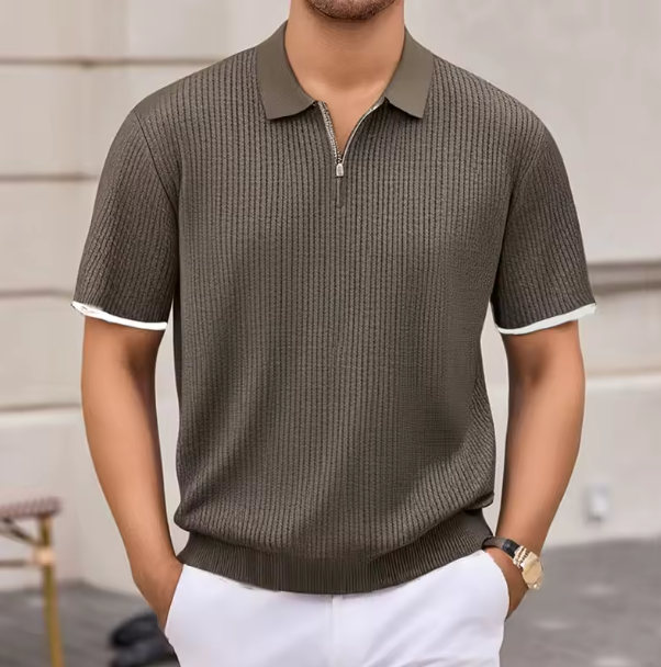 Eli Herren Poloshirt | Hochwertige Baumwolle, Italienischer Stil