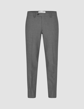 Essential Suit Pants Regular Dark Grey Melange