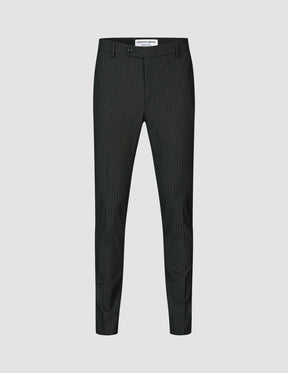 Essential Suit Pants Slim Asphalt Pinstripe