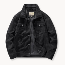 Grand Summit | Wildleder Truckerjacke