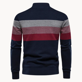 ByCastello | Pullover mit Viertelreißverschluss