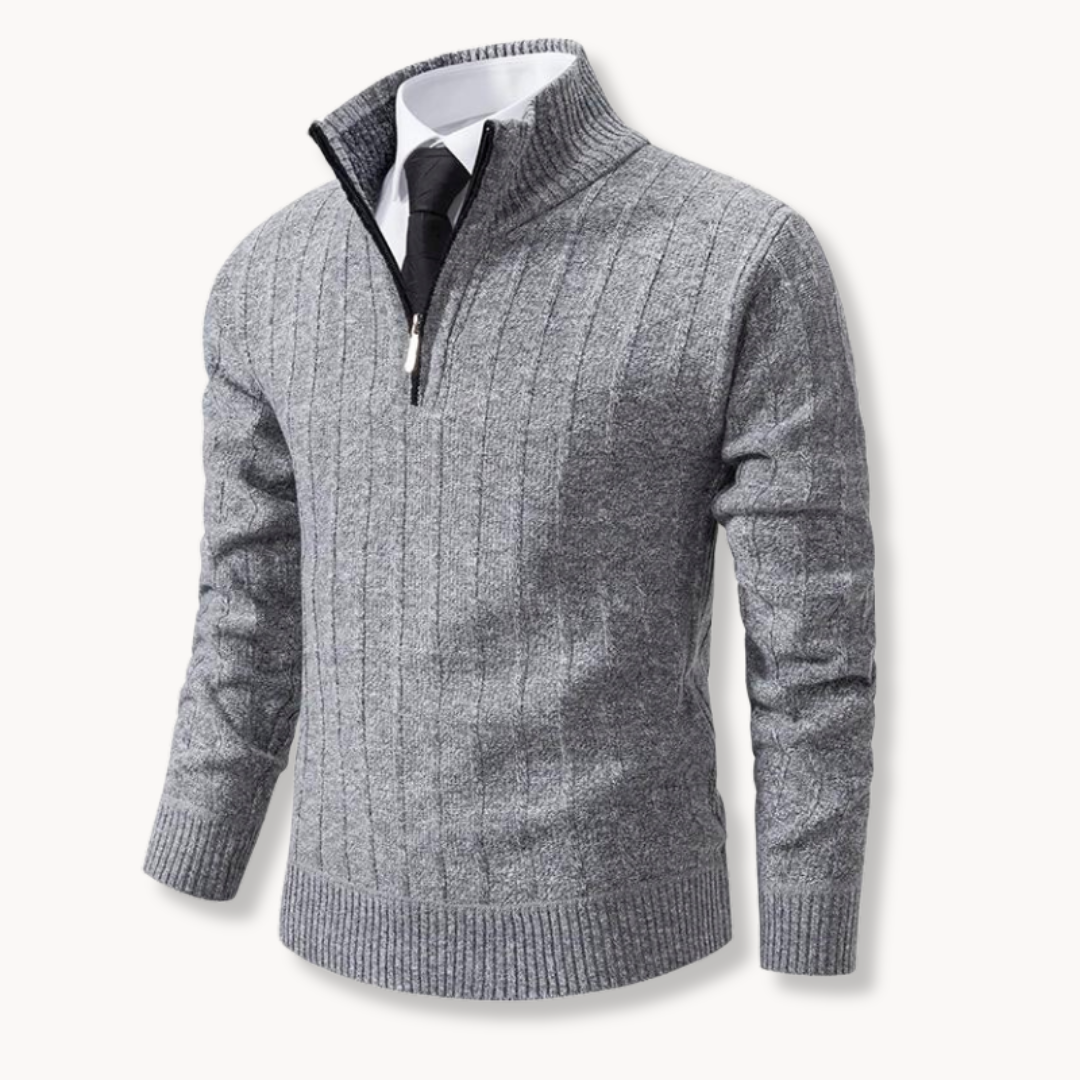 Castello | Viertel-Reißverschluss Pullover