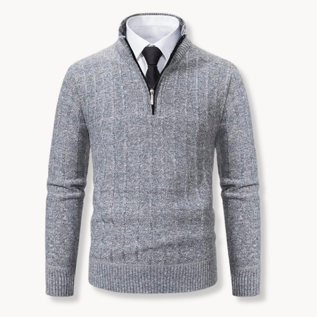Castello | Viertel-Reißverschluss Pullover