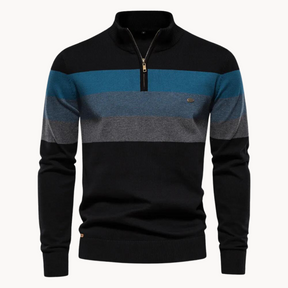 ByCastello | Pullover mit Viertelreißverschluss