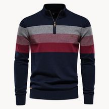 ByCastello | Pullover mit Viertelreißverschluss